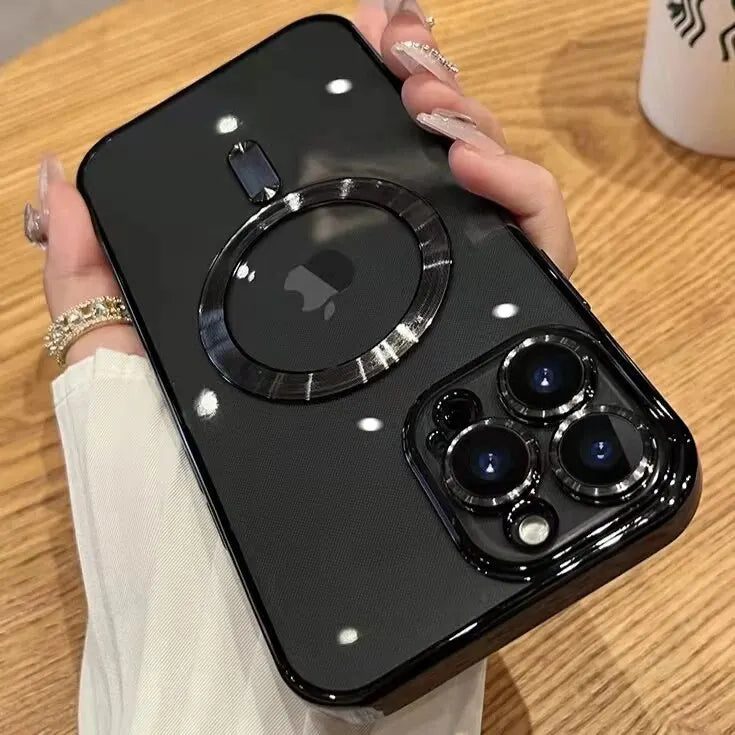 Coque Iphone Mi-Transparent Charge A Induction